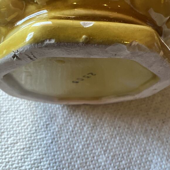 5 VINTAGE FRED ROBERTS CERAMIC MUSHROOM Tea Coffee Cup / Mug Yellow JAPAN 2303 - Picture 9 of 11